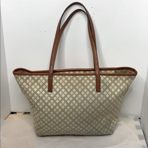 Kate Spade Flower Jacquard Everything Stripe Tote - Picture 3 of 11